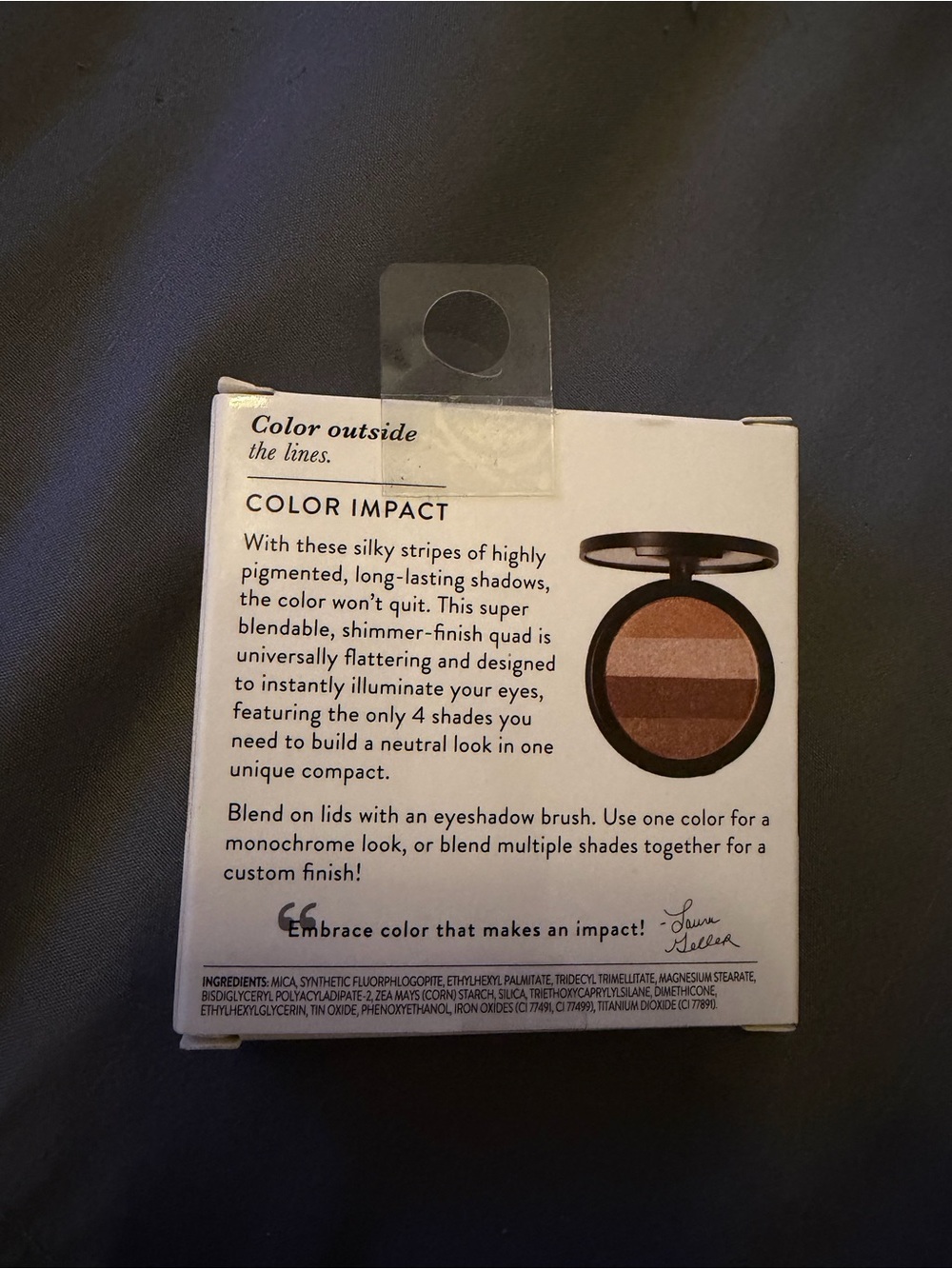 Laura Geller Silky Eyeshadow Stripes - Nude Mood - Picture 2 of 3